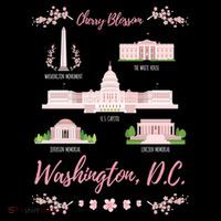 Washington Dc Cherry Blossom Monut Gift Ornament thumb 1