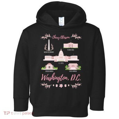 Washington Dc Cherry Blossom Monut Gift Toddler Hoodie