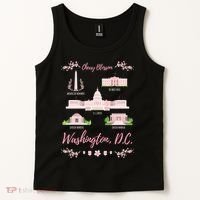 Washington Dc Cherry Blossom Monut Gift Tank Top thumb 2
