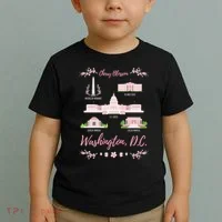 Washington Dc Cherry Blossom Monut Gift Toddler T-Shirt thumb 2