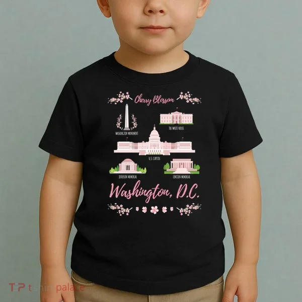 Washington Dc Cherry Blossom Monut Gift Toddler T-Shirt