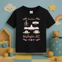 Washington Dc Cherry Blossom Monut Gift Toddler T-Shirt thumb 3
