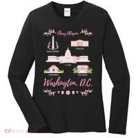 Washington Dc Cherry Blossom Monut Gift Women's Long Sleeve Shirt thumb 0