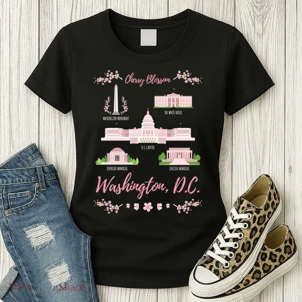 Washington Dc Cherry Blossom Monut Gift Women's T-Shirt