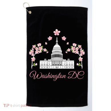 Washington Dc Cherry Blossom Gift Golf Towel