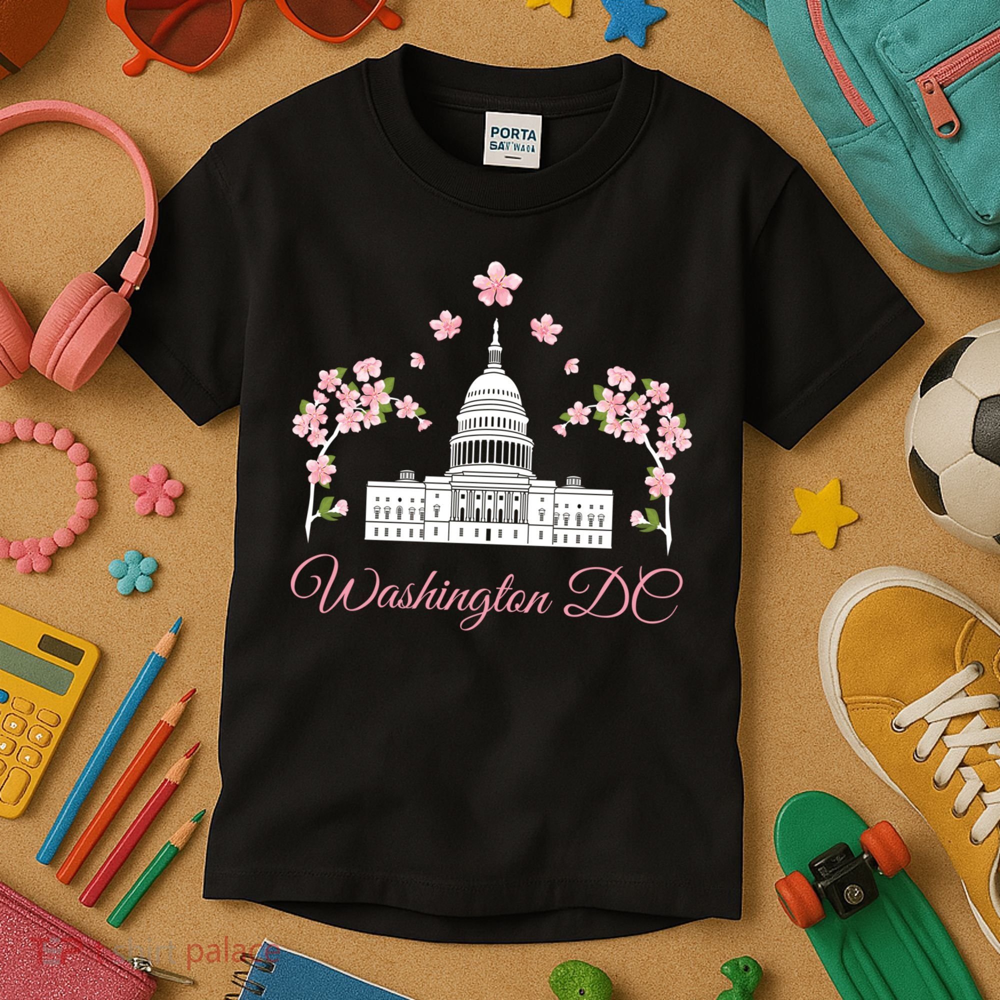 Washington Dc Cherry Blossom Gift Kids T-Shirt