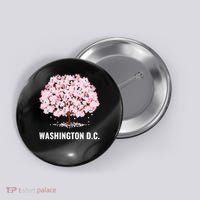 Washington Dc Cherry Blossom Tree Bloom Festival Gift Button thumb 0