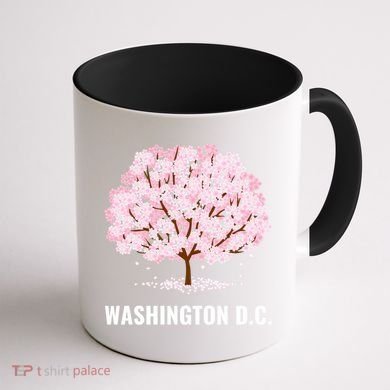 Washington Dc Cherry Blossom Tree Bloom Festival Gift Coffee Mug back