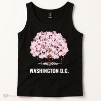 Washington Dc Cherry Blossom Tree Bloom Festival Gift Tank Top thumb 2