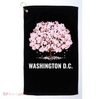Washington Dc Cherry Blossom Tree Bloom Festival Gift Golf Towel thumb 0