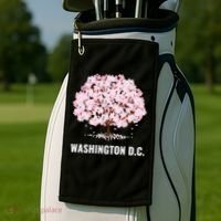 Washington Dc Cherry Blossom Tree Bloom Festival Gift Golf Towel thumb 2
