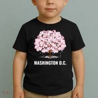 Washington Dc Cherry Blossom Tree Bloom Festival Gift Toddler T-Shirt thumb 2