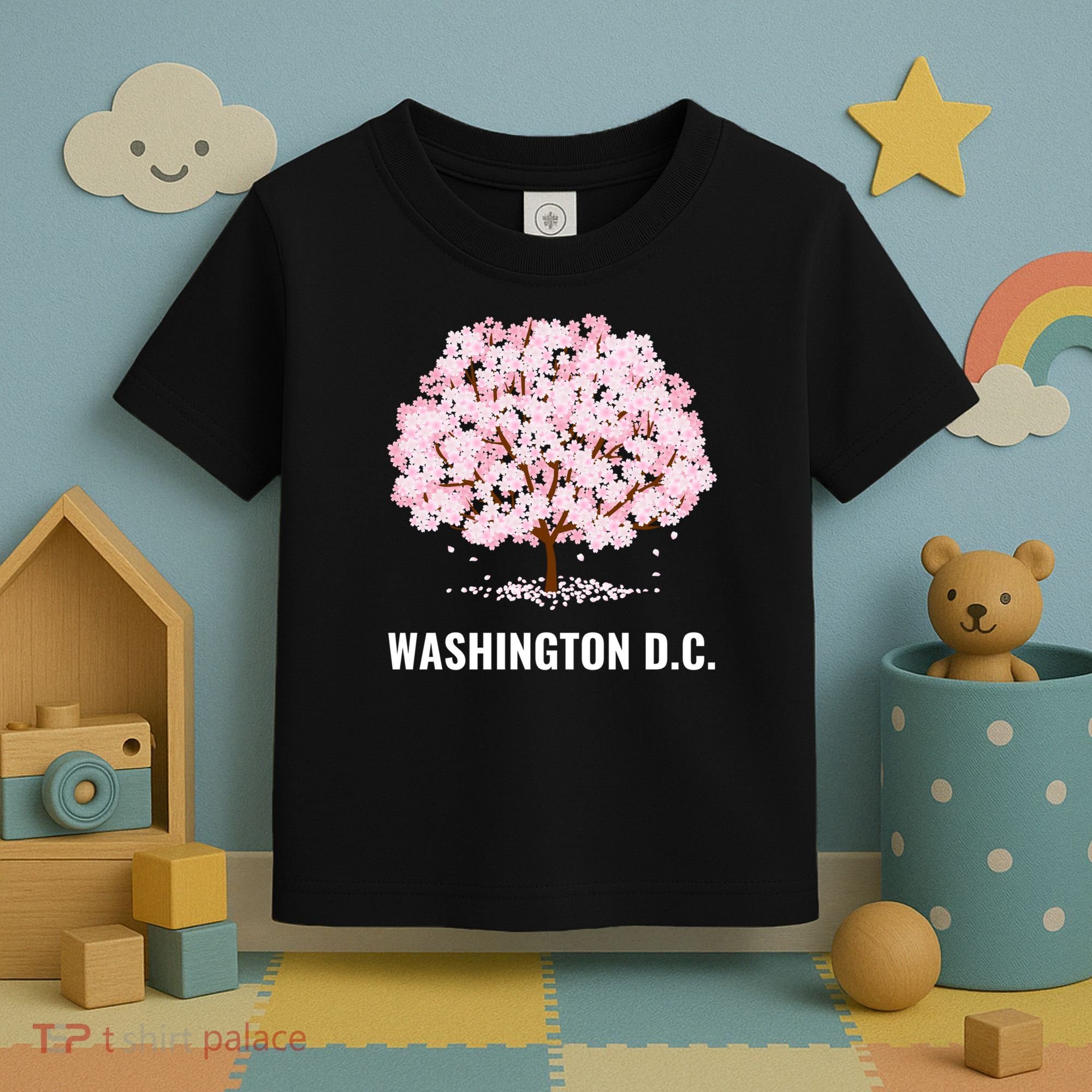 Washington Dc Cherry Blossom Tree Bloom Festival Gift Toddler T-Shirt