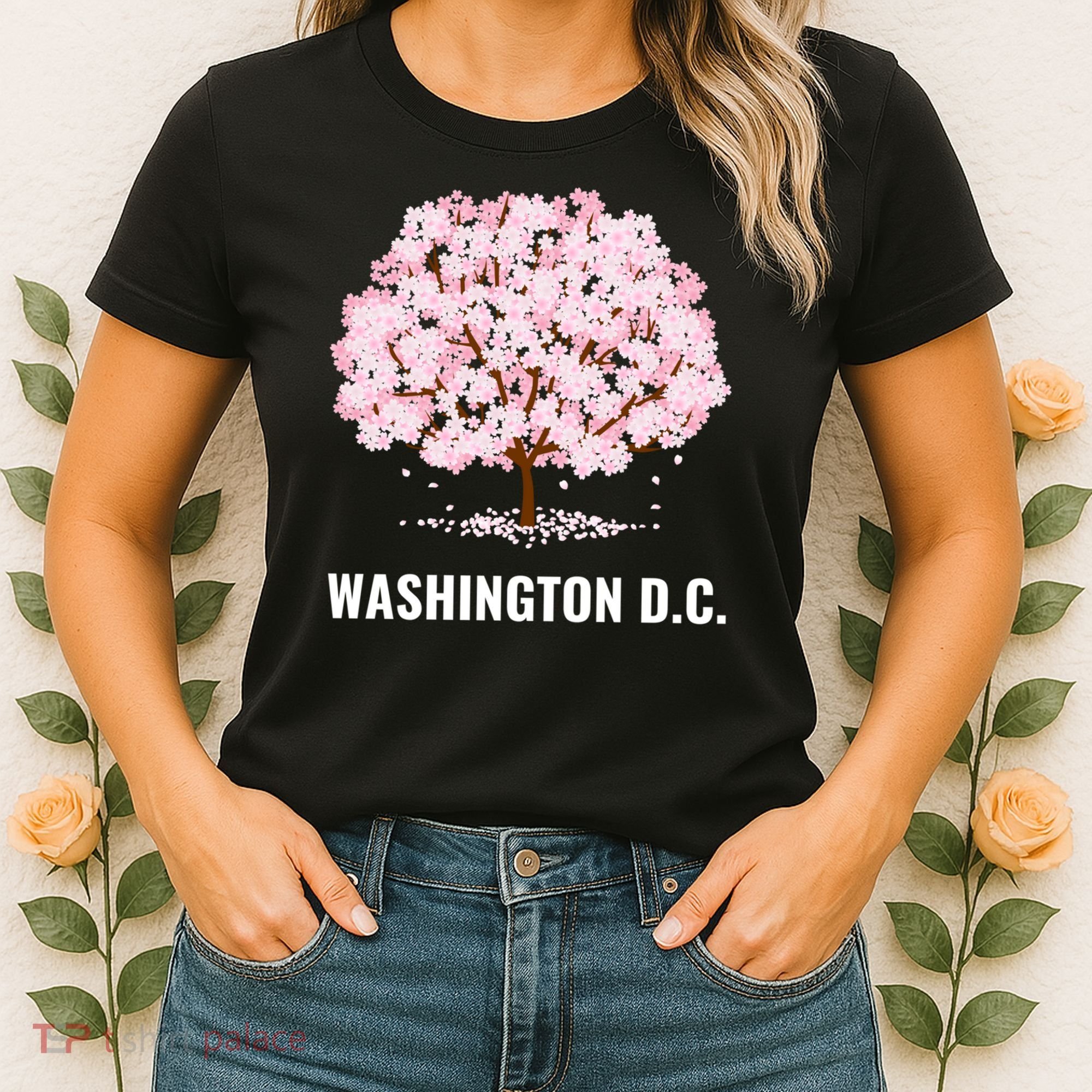 Washington Dc Cherry Blossom Tree Bloom Festival Gift Women's T-Shirt