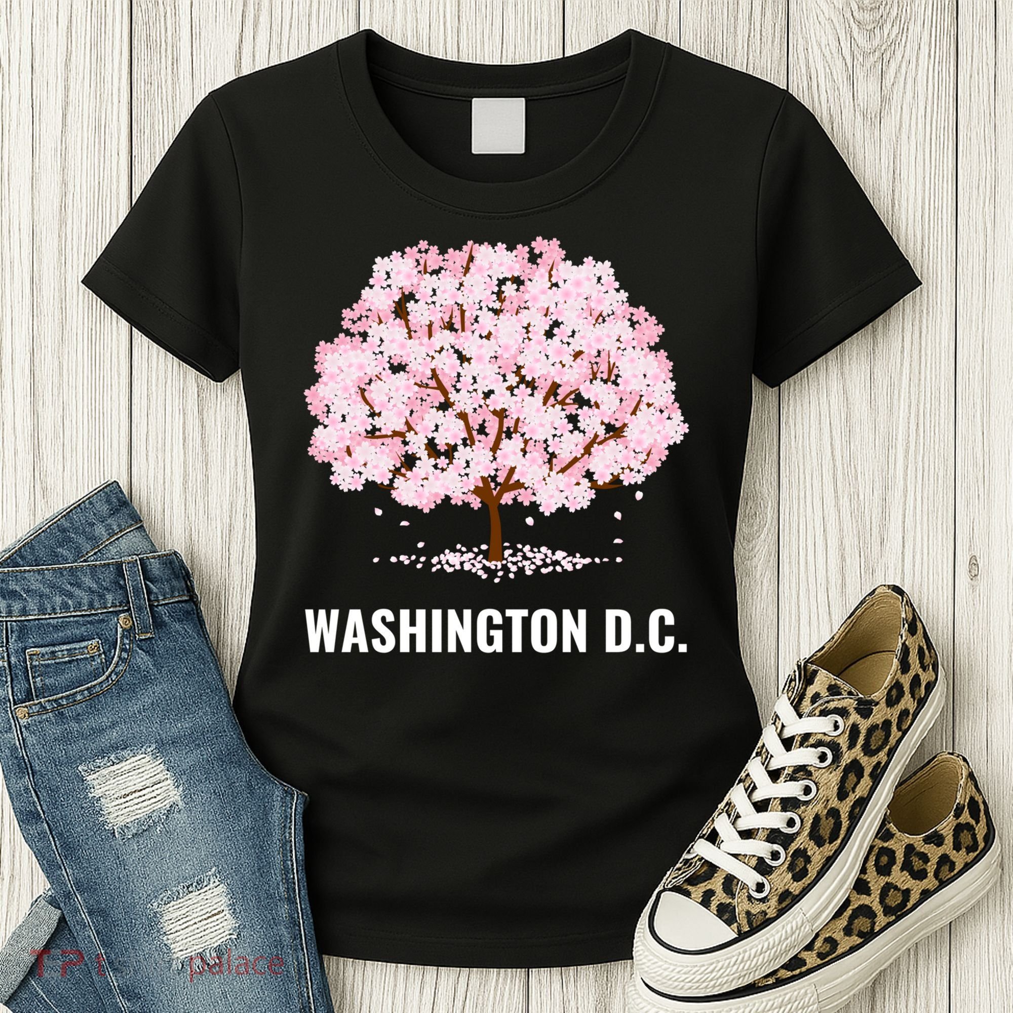 Washington Dc Cherry Blossom Tree Bloom Festival Gift Women's T-Shirt