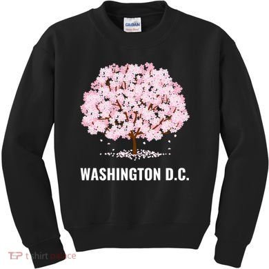 Washington Dc Cherry Blossom Tree Bloom Festival Gift Kids Sweatshirt