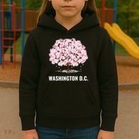 Washington Dc Cherry Blossom Tree Bloom Festival Gift Kids Hoodie thumb 3