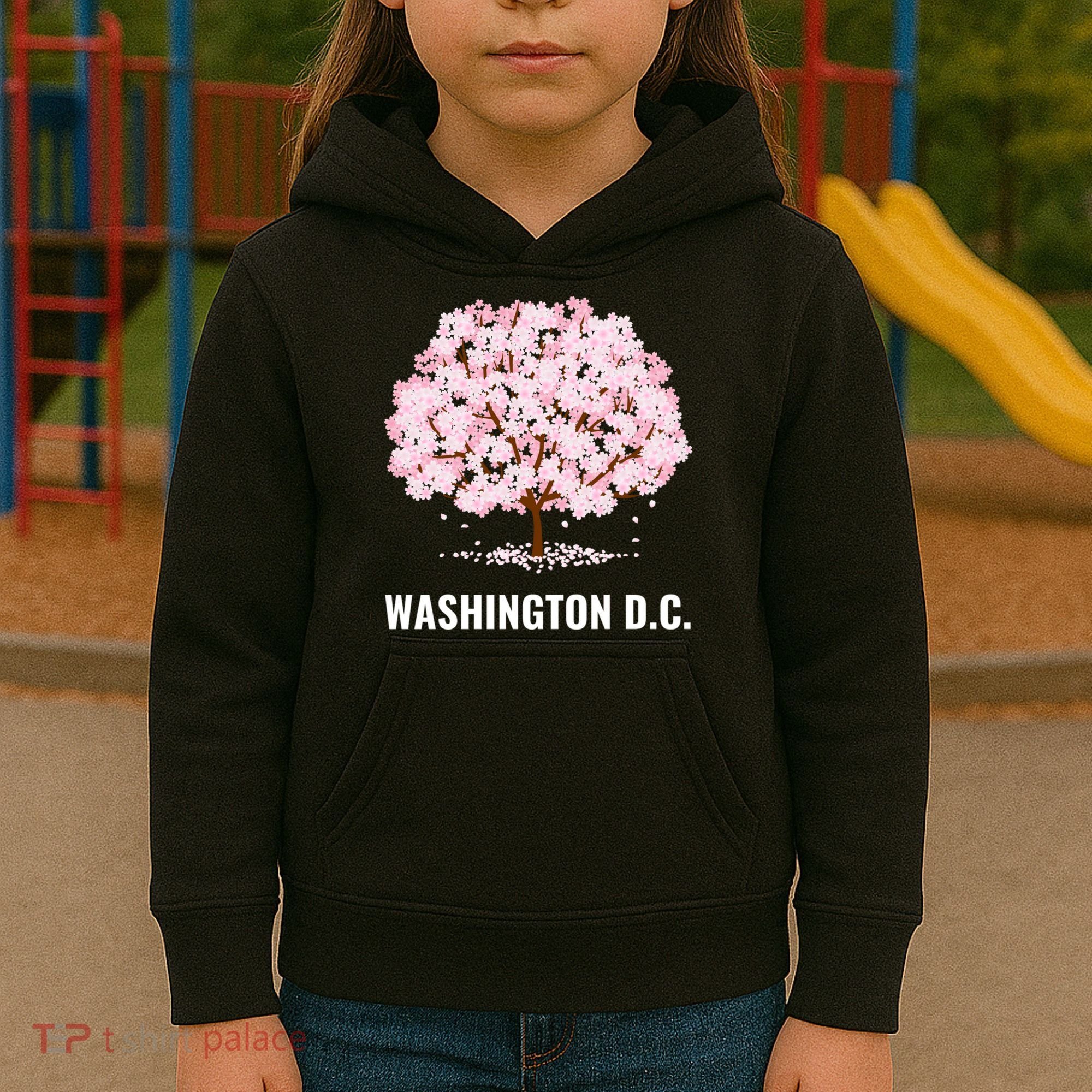 Washington Dc Cherry Blossom Tree Bloom Festival Gift Kids Hoodie