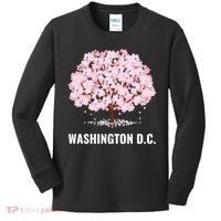 Washington Dc Cherry Blossom Tree Bloom Festival Gift Kids Long Sleeve Shirt thumb 0