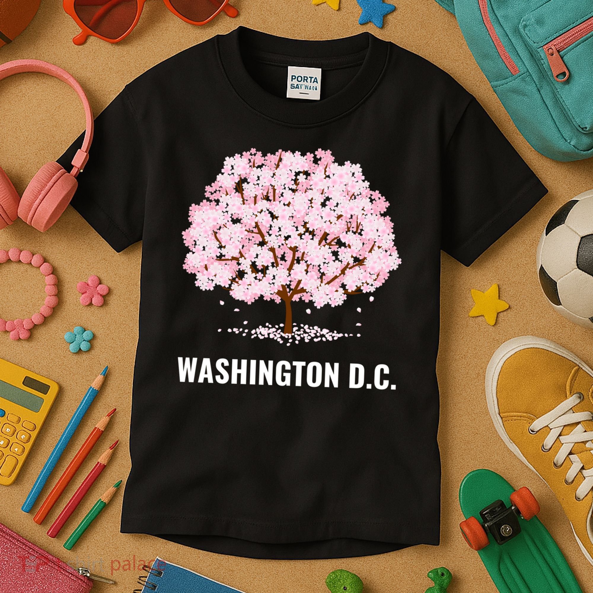 Washington Dc Cherry Blossom Tree Bloom Festival Gift Kids T-Shirt