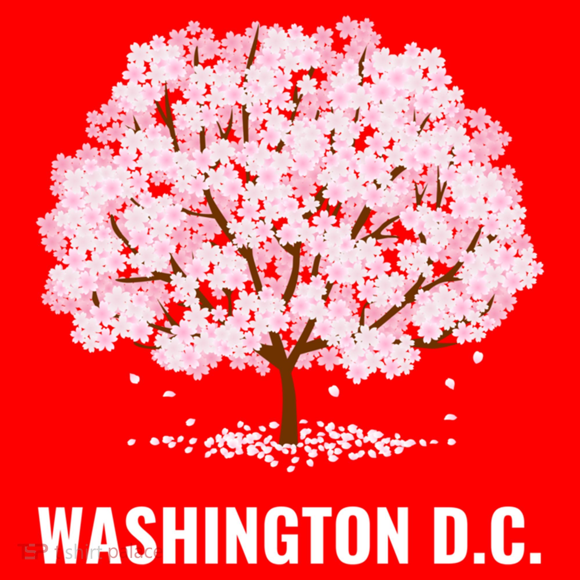 Washington Dc Cherry Blossom Tree Bloom Festival Gift Santa Hat