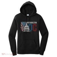 Washington Dc Capitol Hill Usa Flag Souvenir Women's Hoodie thumb 0