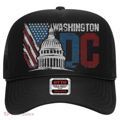 Washington Dc Capitol Hill Usa Flag Souvenir Hat