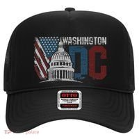 Washington Dc Capitol Hill Usa Flag Souvenir Hat thumb 0