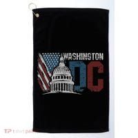 Washington Dc Capitol Hill Usa Flag Souvenir Golf Towel thumb 0
