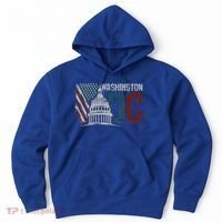 Washington Dc Capitol Hill Usa Flag Souvenir Hoodie thumb 0