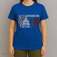 Washington Dc Capitol Hill Usa Flag Souvenir T-Shirt thumb 4