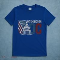 Washington Dc Capitol Hill Usa Flag Souvenir T-Shirt thumb 5