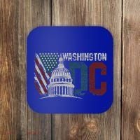 Washington Dc Capitol Hill Usa Flag Souvenir Coaster thumb 0