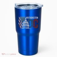 Washington Dc Capitol Hill Usa Flag Souvenir Tumbler thumb 0