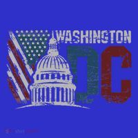 Washington Dc Capitol Hill Usa Flag Souvenir Baby Bodysuit thumb 2