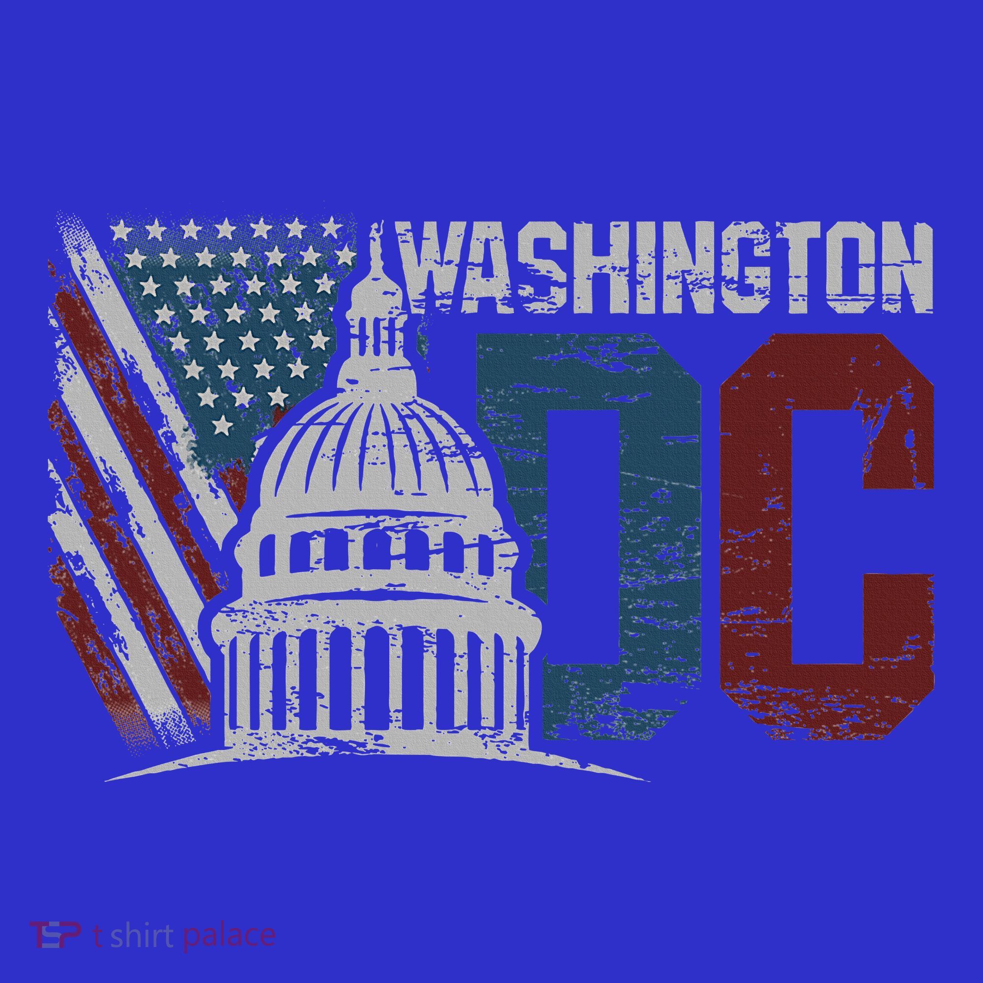Washington Dc Capitol Hill Usa Flag Souvenir Baby Bodysuit