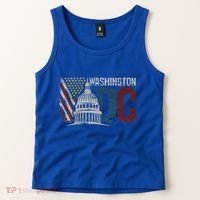 Washington Dc Capitol Hill Usa Flag Souvenir Tank Top thumb 2