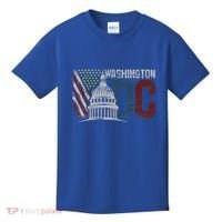 Washington Dc Capitol Hill Usa Flag Souvenir Kids T-Shirt thumb 0