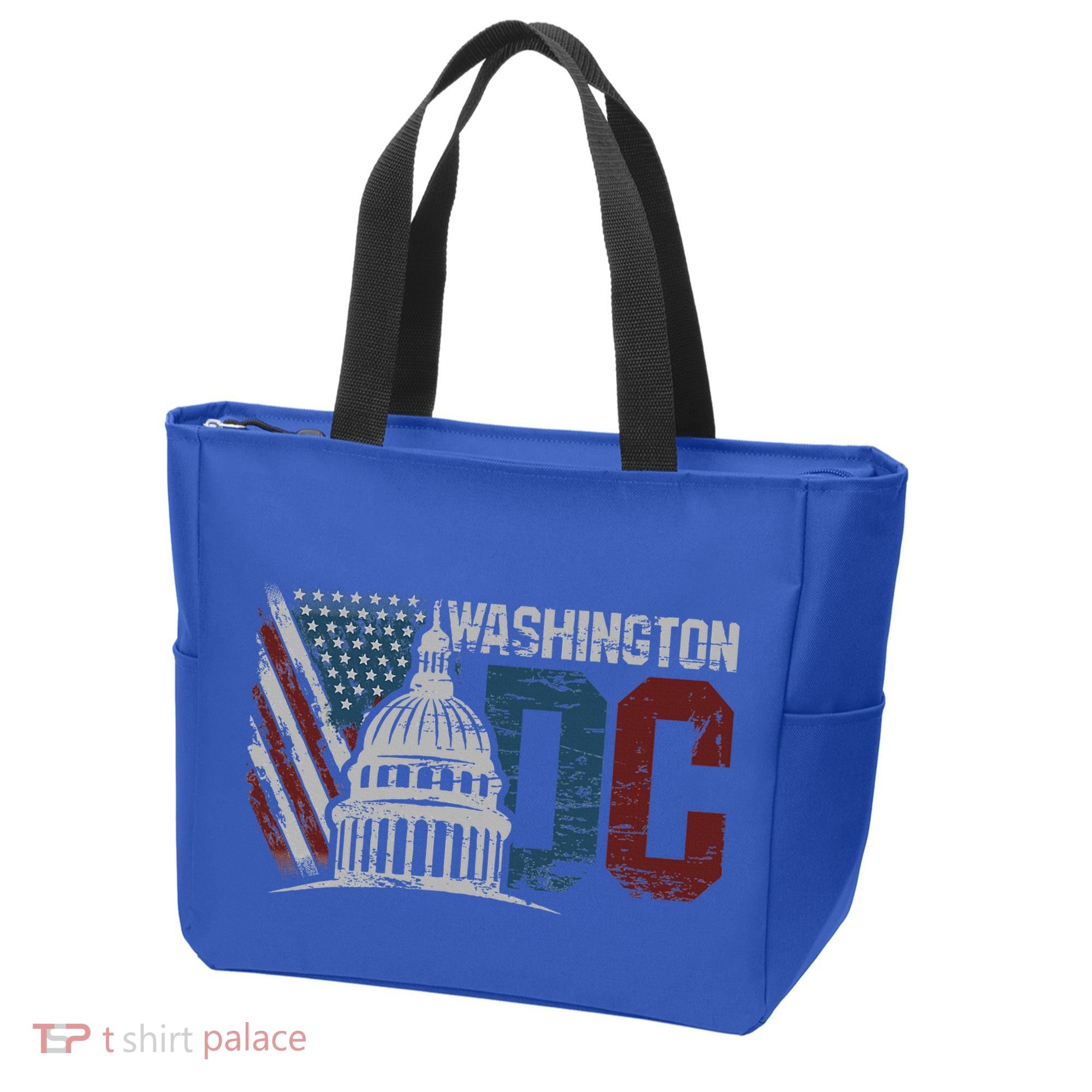 Washington Dc Capitol Hill Usa Flag Souvenir Tote Bag