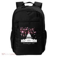 Washington Dc Capitol Building Cherry Blossoms Backpack thumb 0