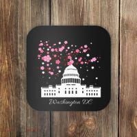 Washington Dc Capitol Building Cherry Blossoms Coaster thumb 0