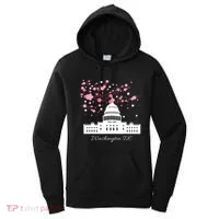 Washington Dc Capitol Building Cherry Blossoms Women's Hoodie thumb 0