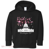 Washington Dc Capitol Building Cherry Blossoms Toddler Hoodie thumb 0