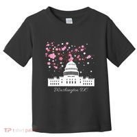 Washington Dc Capitol Building Cherry Blossoms Toddler T-Shirt thumb 0