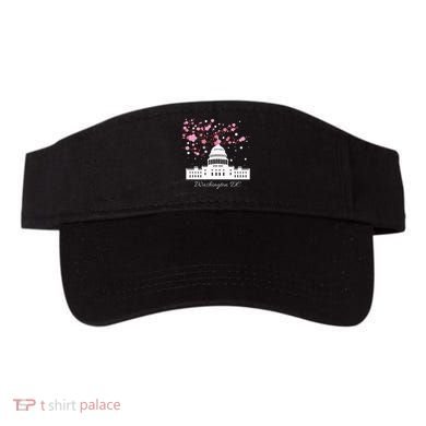 Washington Dc Capitol Building Cherry Blossoms Visor