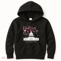 Washington Dc Capitol Building Cherry Blossoms Kids Hoodie thumb 0