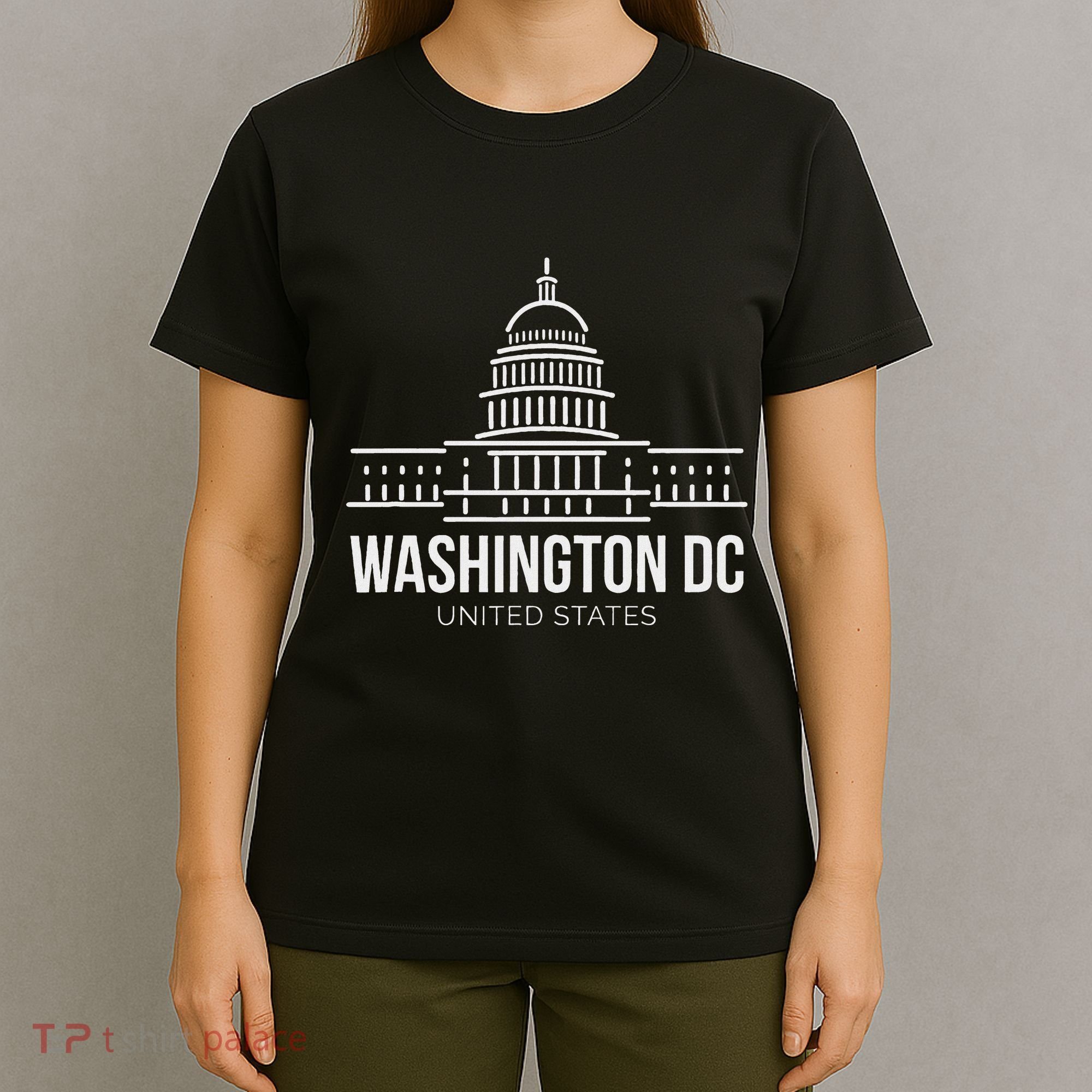 Washington Dc Capitol Hill Usa City Landmark T-Shirt