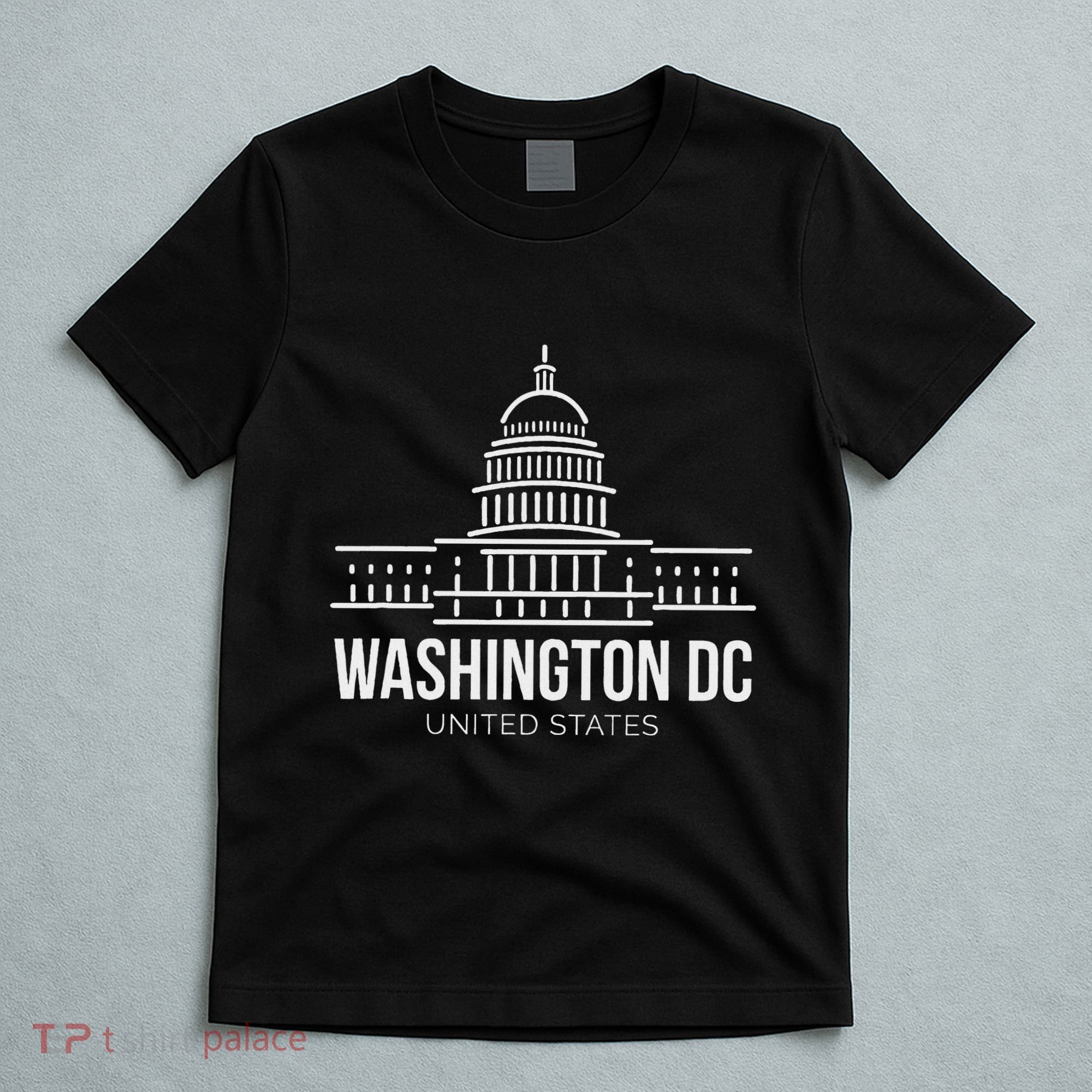 Washington Dc Capitol Hill Usa City Landmark T-Shirt