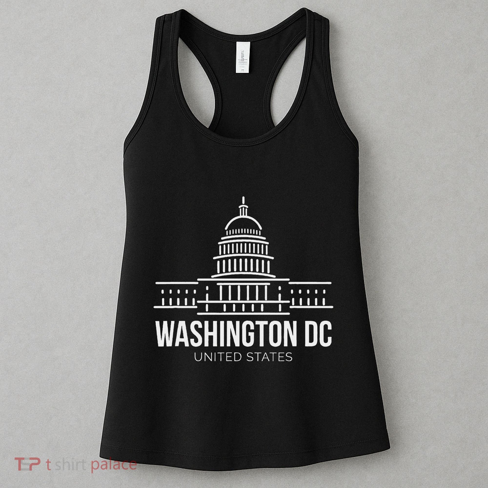 Washington Dc Capitol Hill Usa City Landmark Women's Tank Top