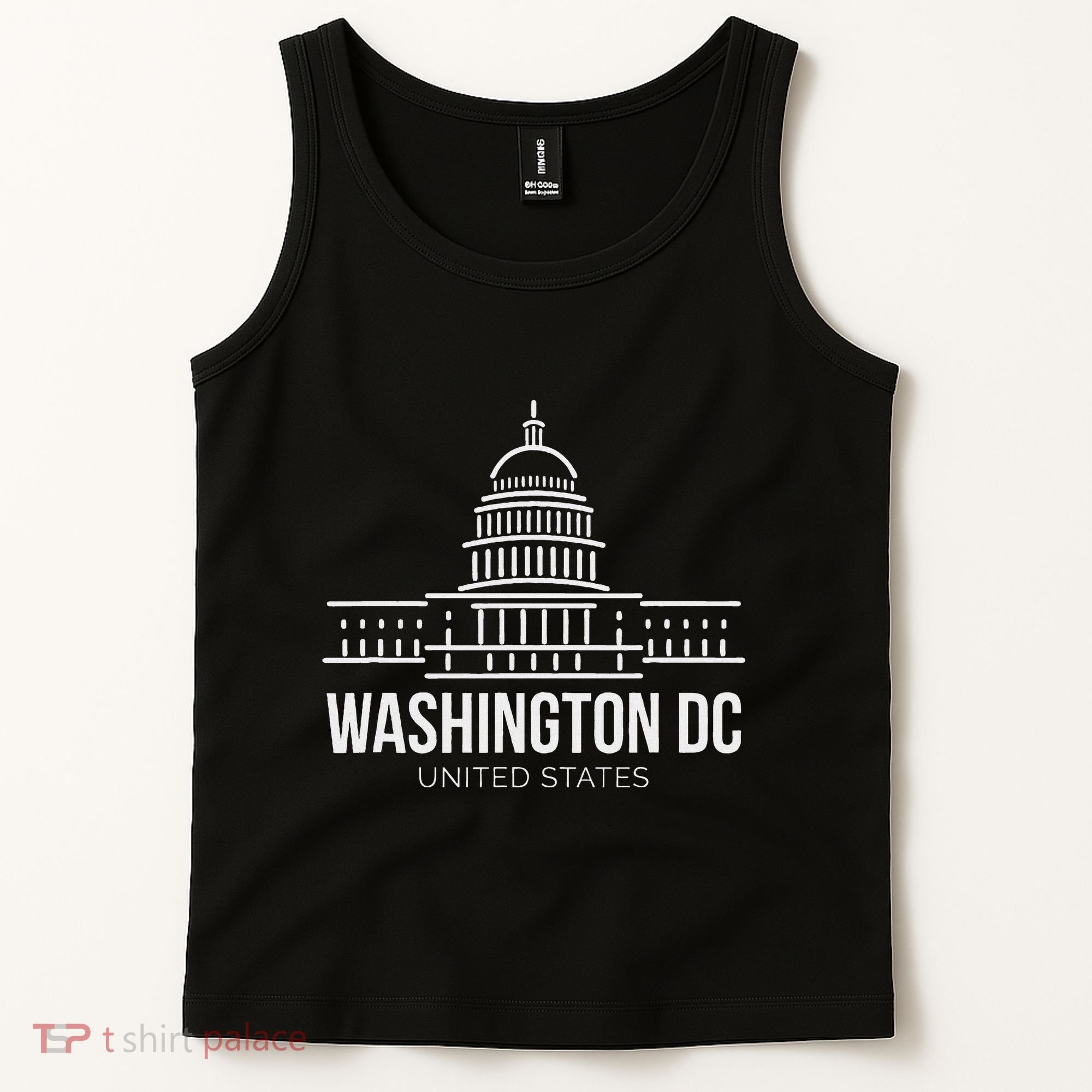 Washington Dc Capitol Hill Usa City Landmark Tank Top